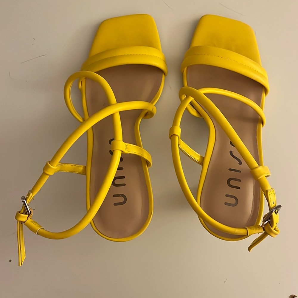 Yellow Unisa Heels